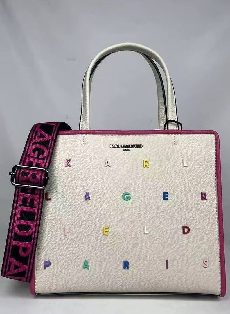 Karl Lagerfield White Bag