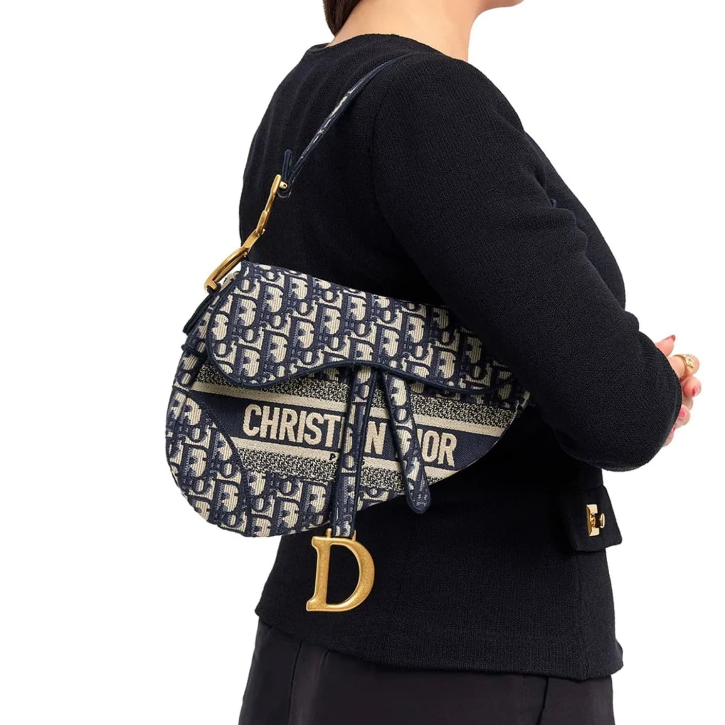 Dior Saddle Shoulder Cum cross body sling bag