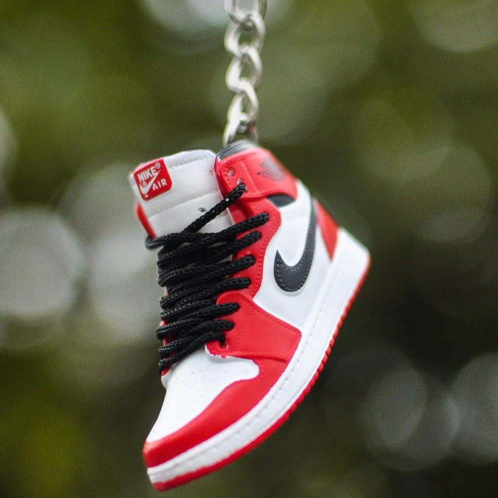 3D Sneaker Keychain AJ1 UNC