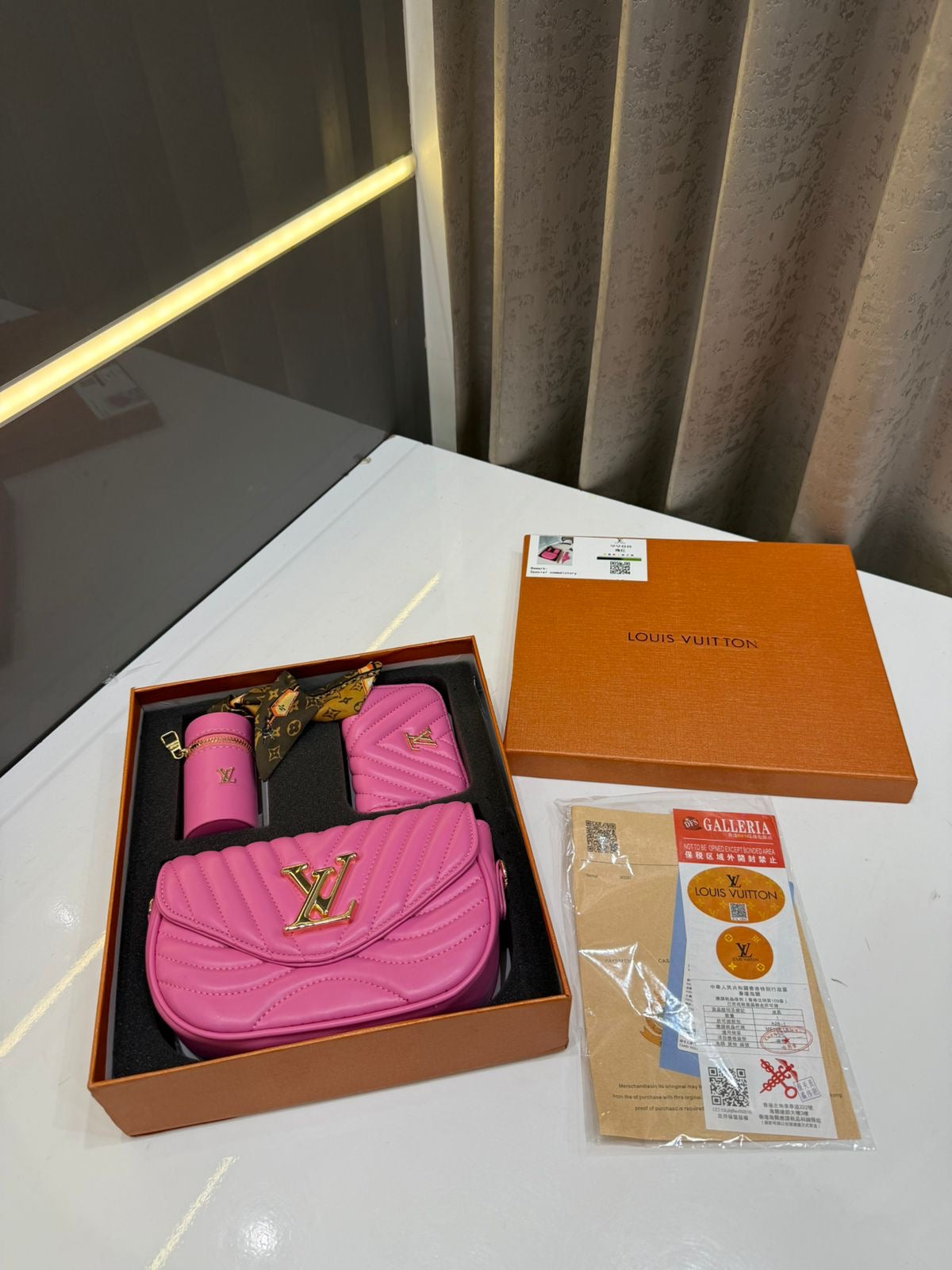 Louis Vuitton Pink Premium Gift Set Bag