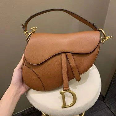 Christian Dior Saddle Leather Bag