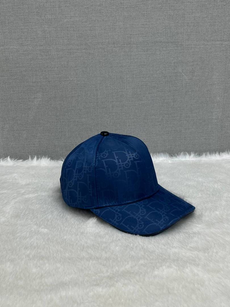 Dior_Blue_Monogram_All_Over_Premium_Unisex_Cap_With_Safety_Box