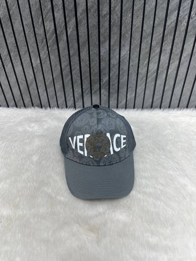 Versace Medusa Front Logo Premium Trucker Hat With Safety Box