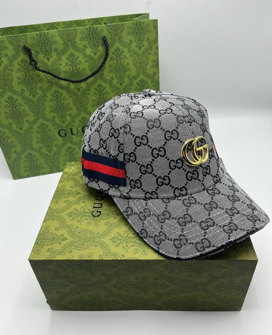 Gucci_GG_Stripes_Monogram_Front_Logo_Premium_Unisex_Cap_With_Safety_Box