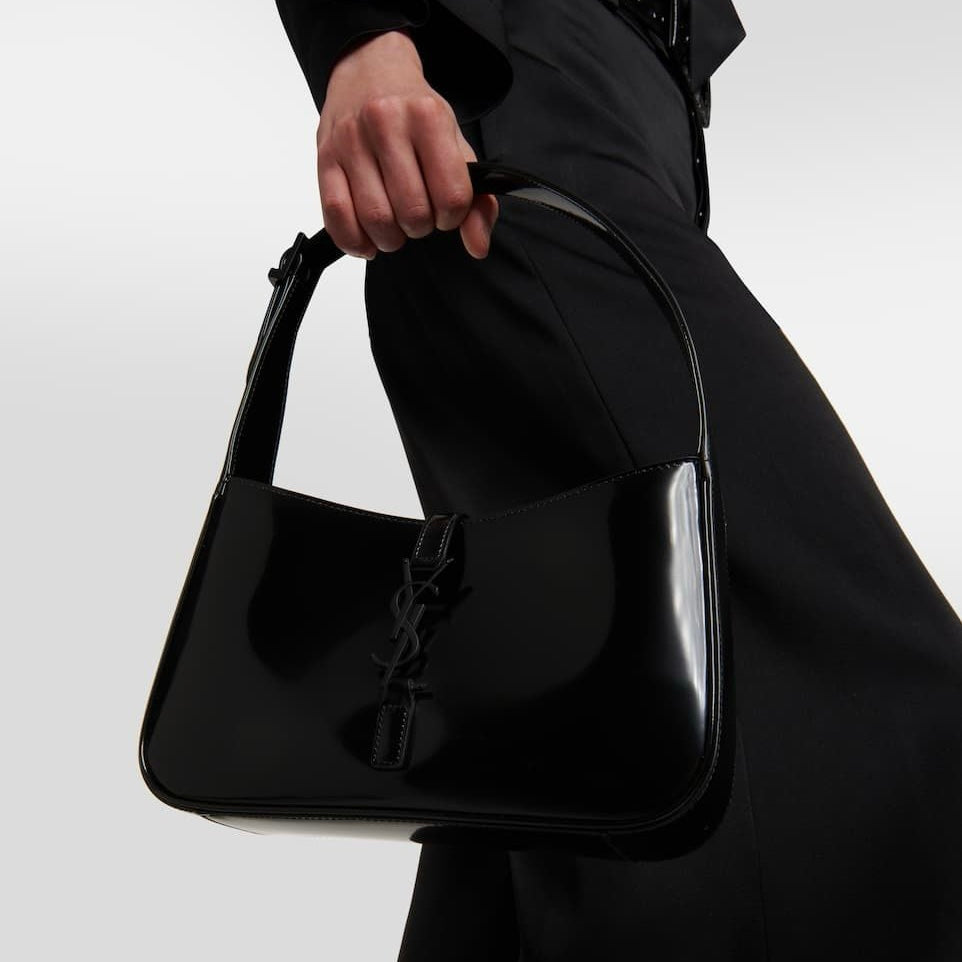 YSL Hobo Patent Leather Bag