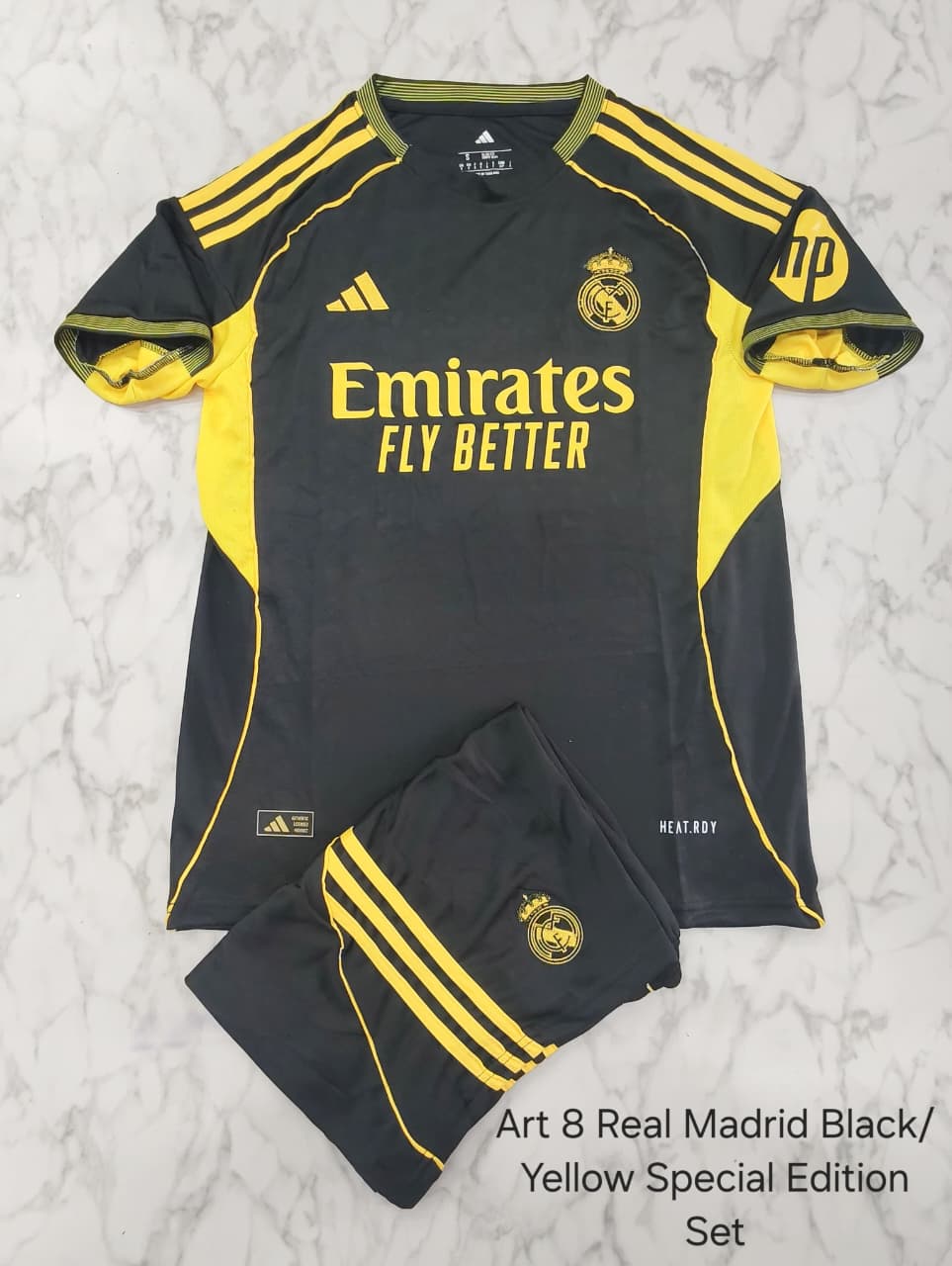Art 8 Real Madrid Black Yellow Special Edition Set