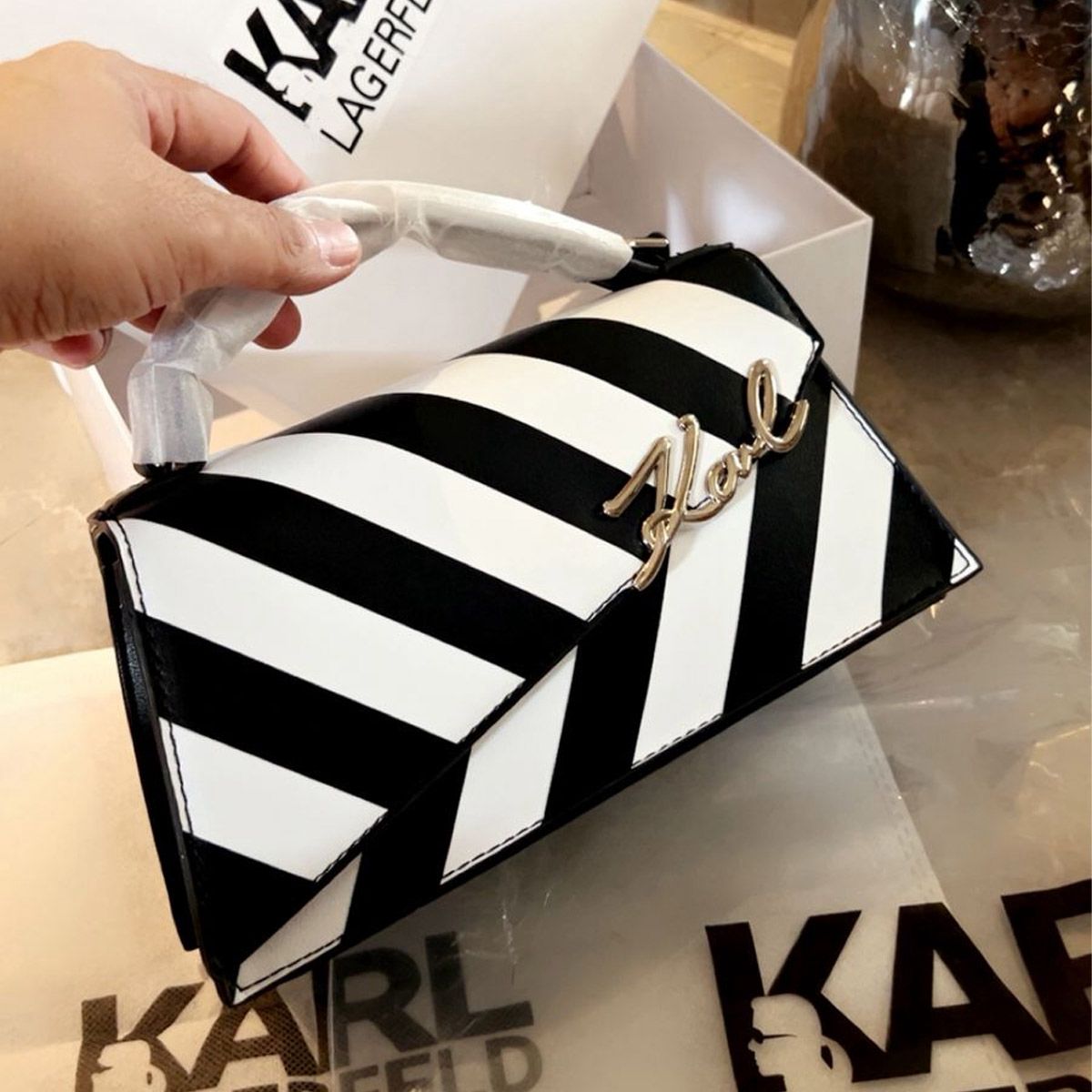 Karl Leather Bag
