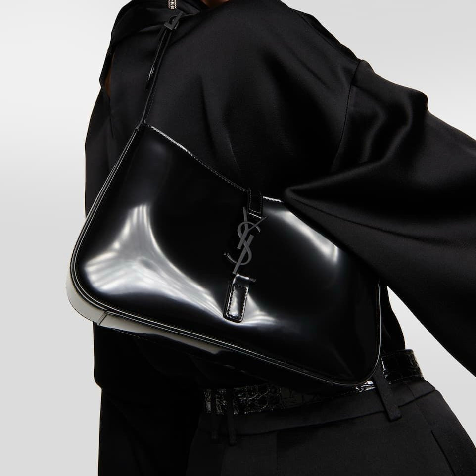 YSL Hobo Patent Leather Bag