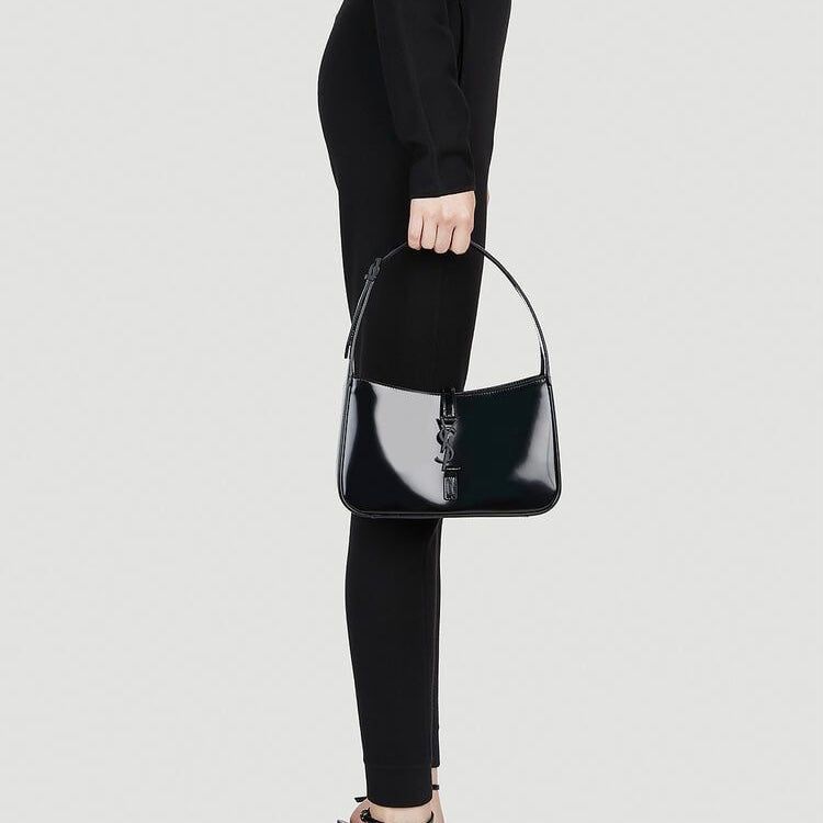 YSL Hobo Patent Leather Bag