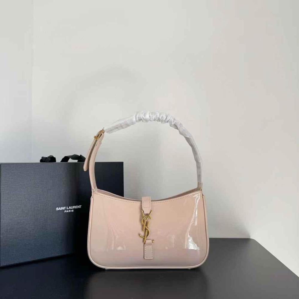 YSL Hobo Patent Leather Bag