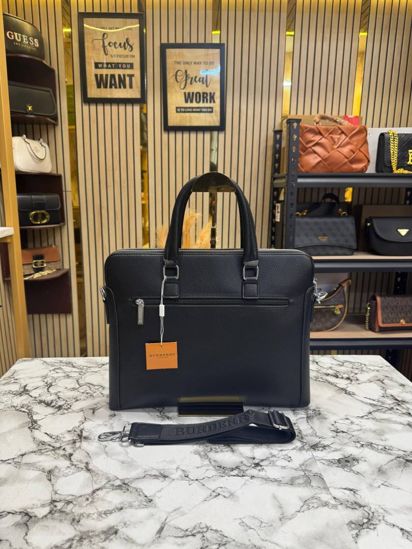 Burberry Checks Premium Quality Laptop Bag With Strap