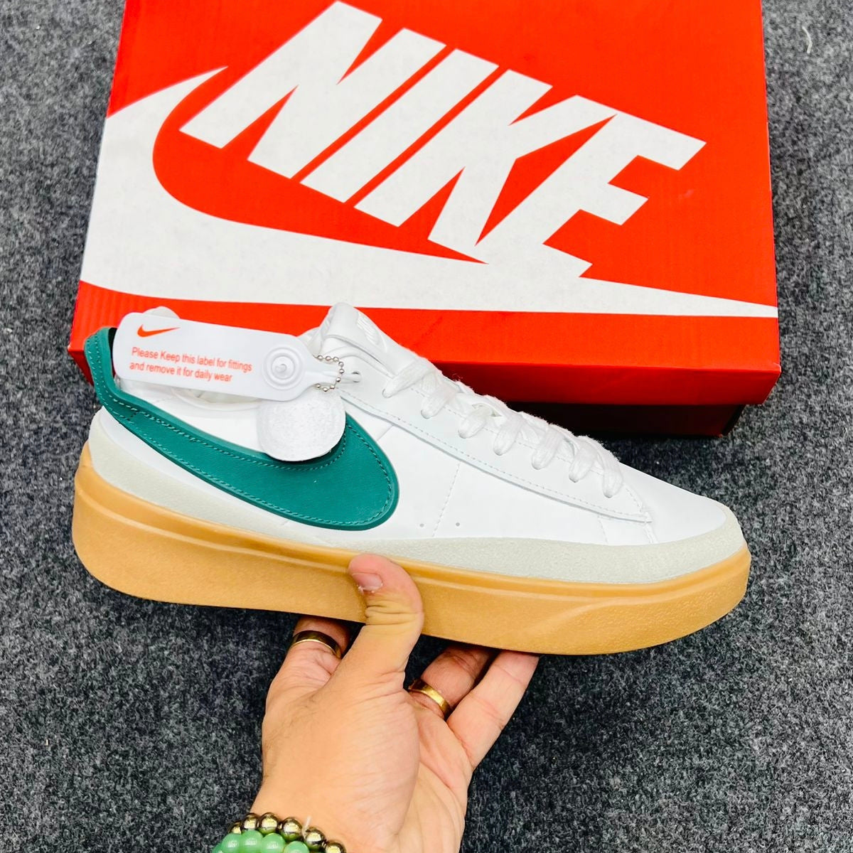 Big swoosh nike blazer online