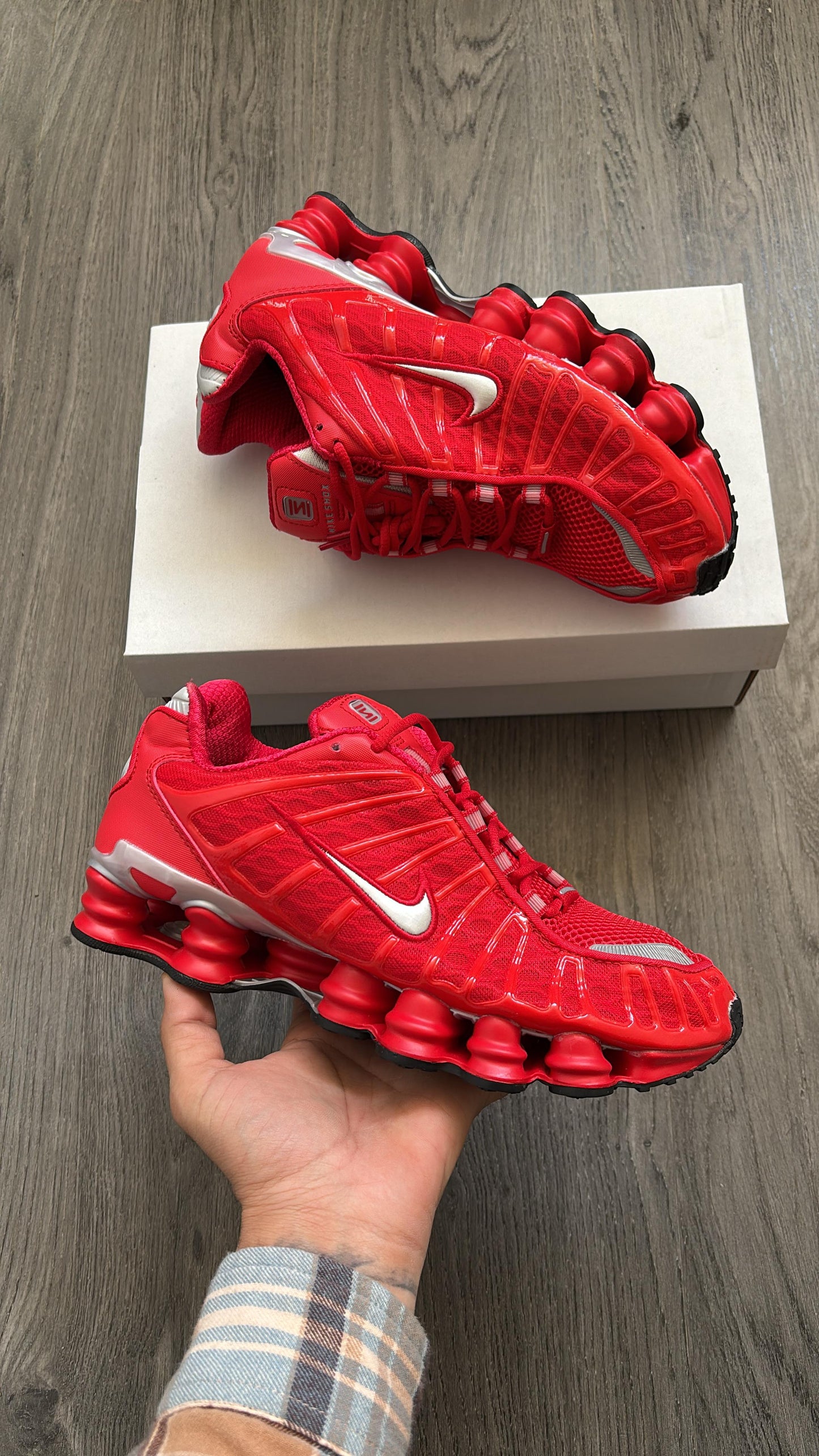 Nike shox TL shock all red