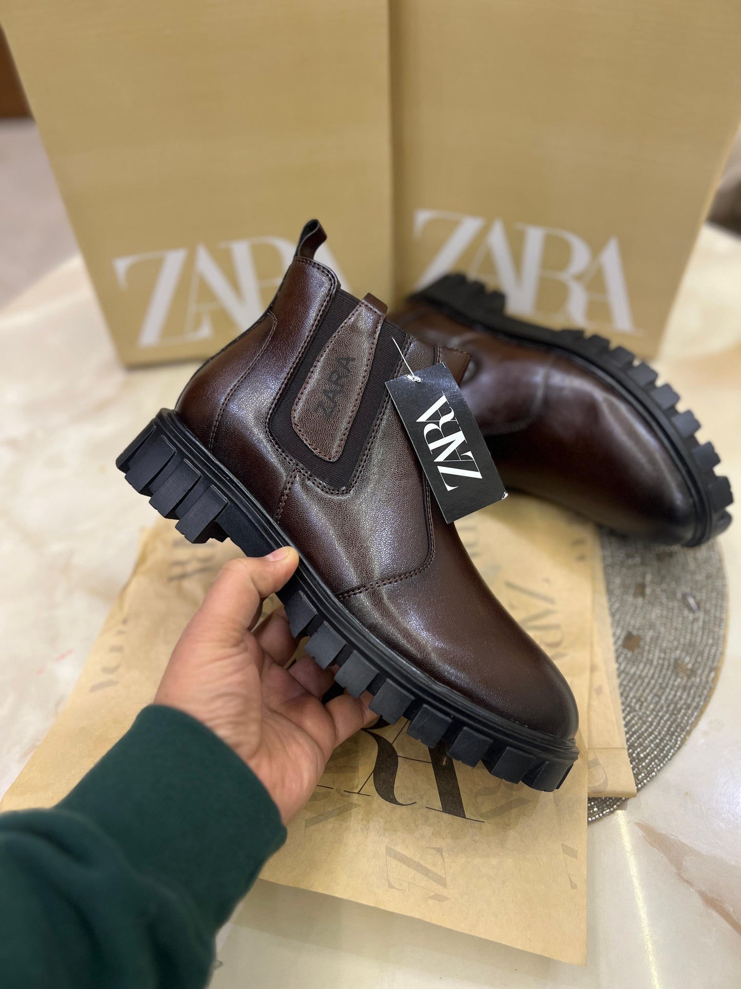 Zara chelsea boots