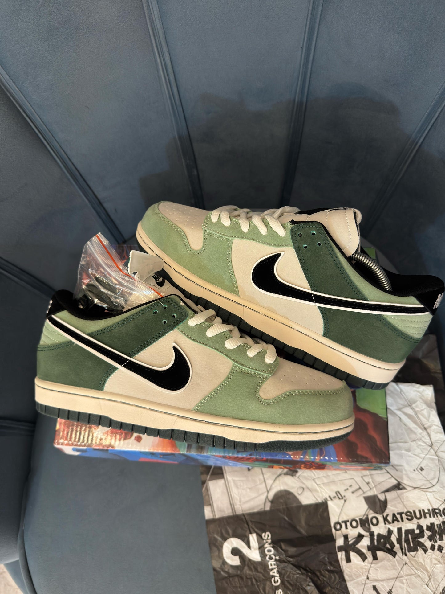 Nike sb dunk otomo ost green black