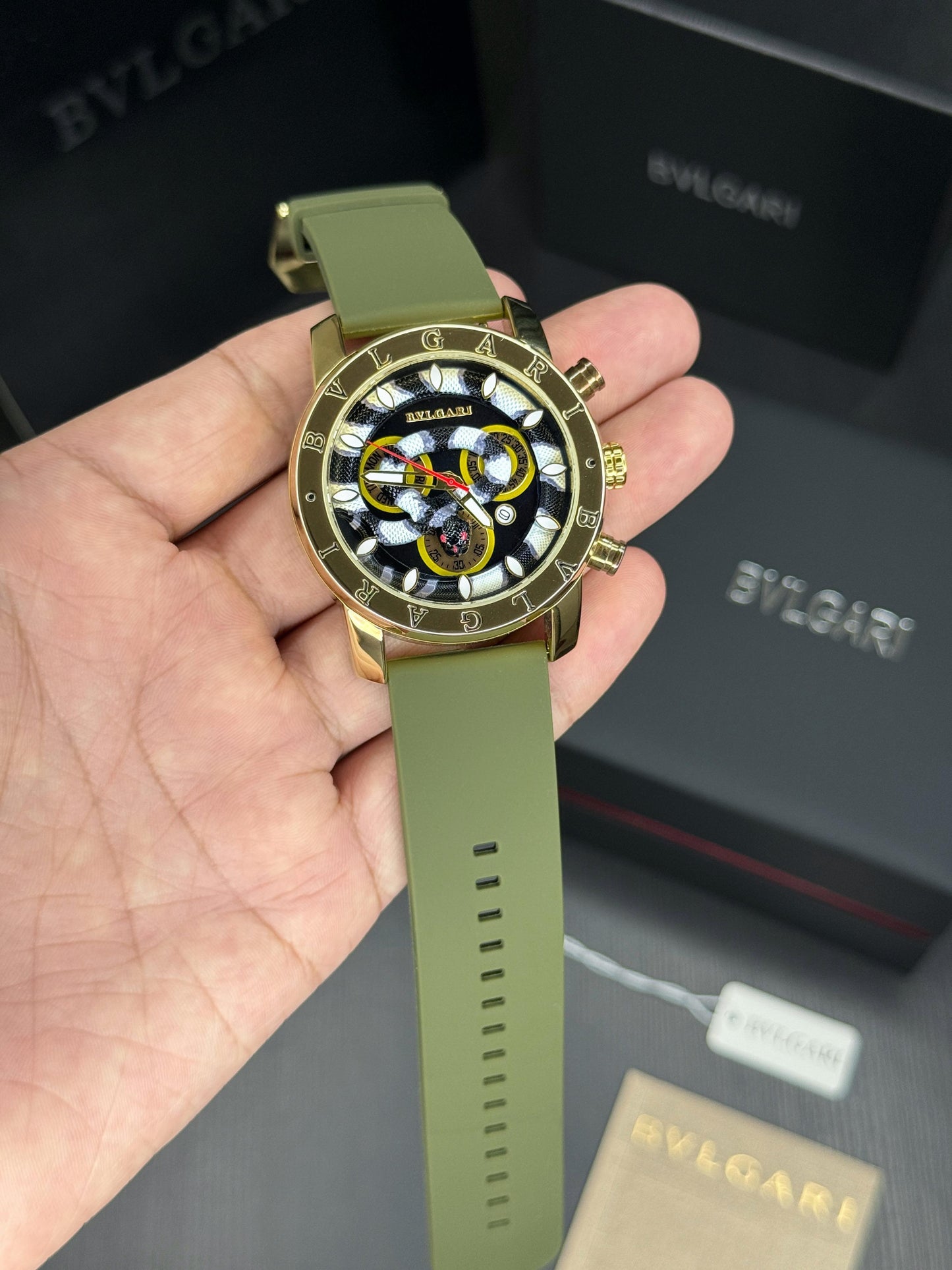 bvlgari snake dial