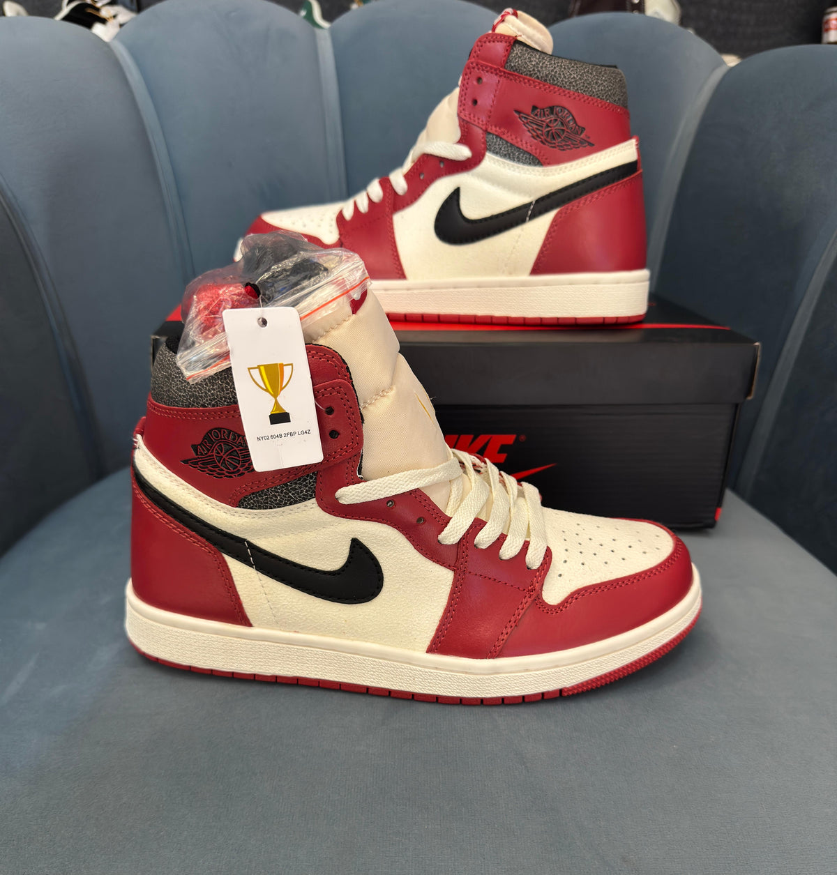 Nike air jordan 1s lost and found