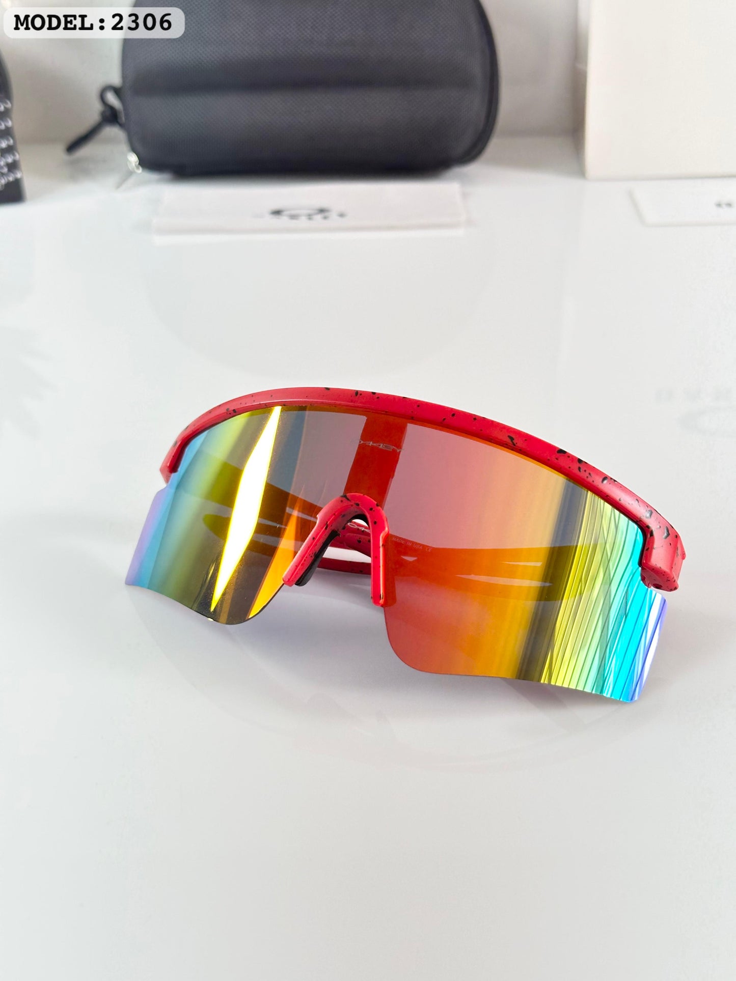 Oakley red orange mercury