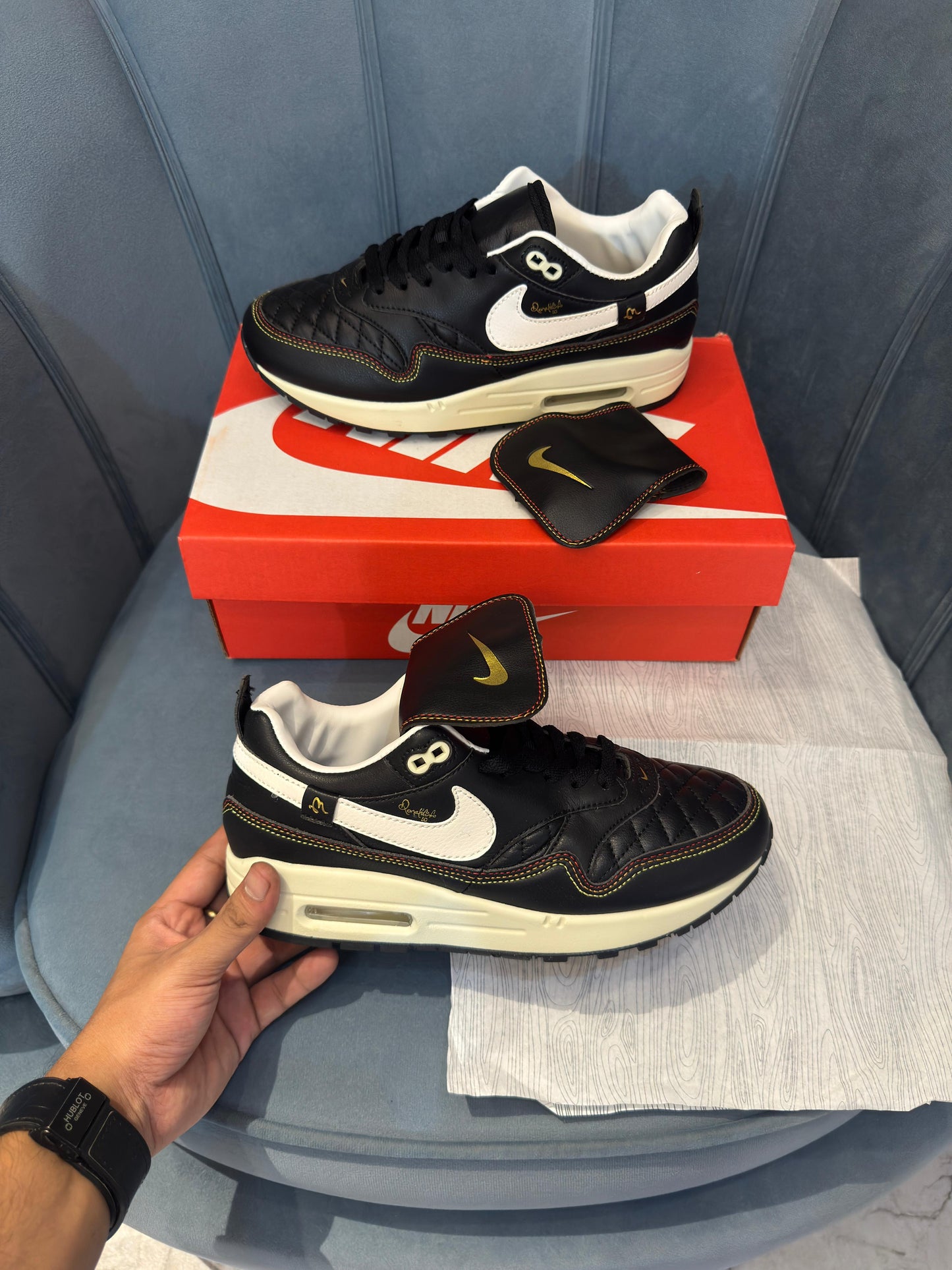 Air max 1 ronaldinho tiempo bespoke by margiello