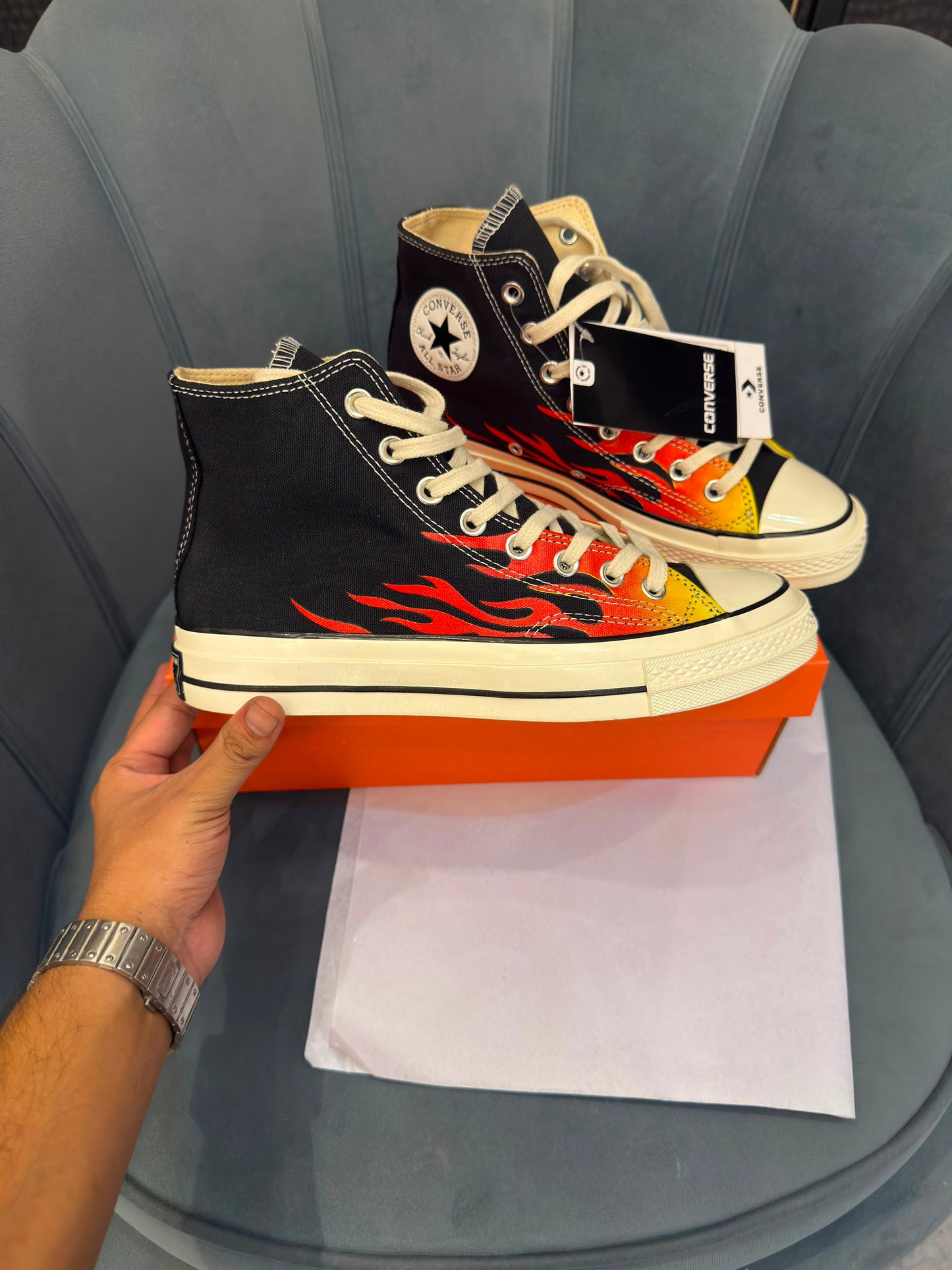 Converse chuck 70 mid flame fire