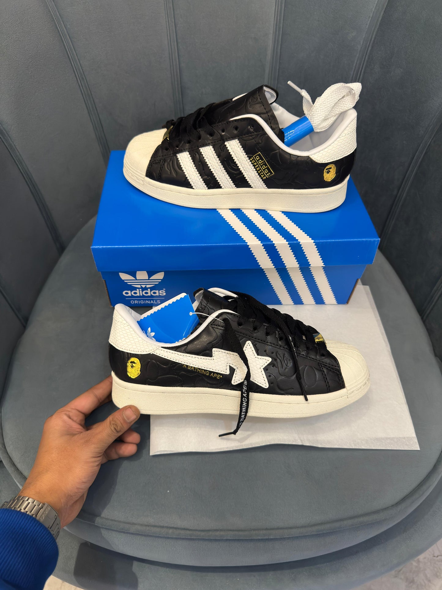 Adidas superstar x bape