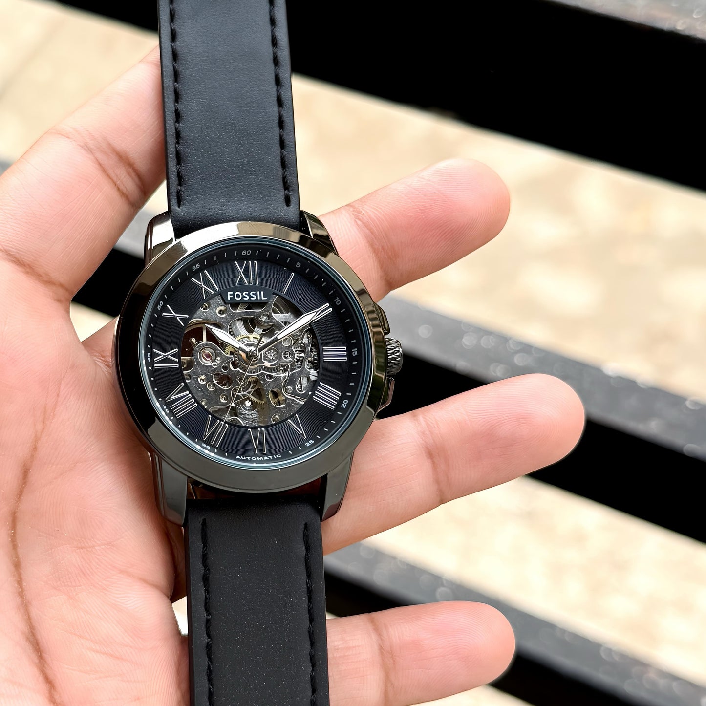 Fossil z black premius automatic