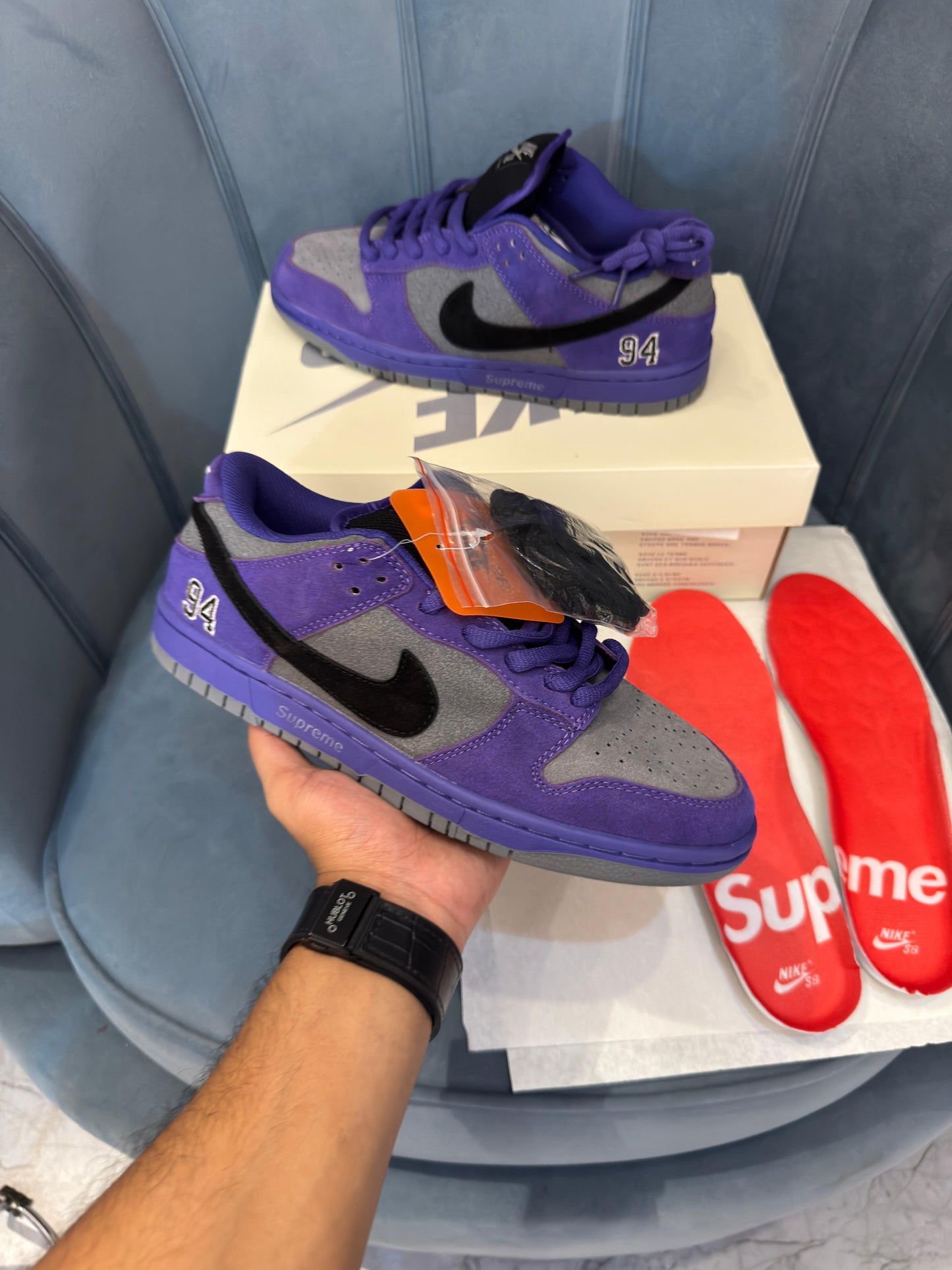 Nike sb dunk supreme 94 ink black