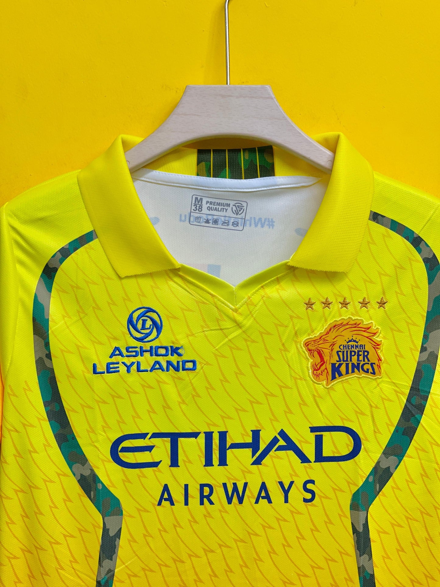 Chennai super kings ipl jersey (MS DHONI)