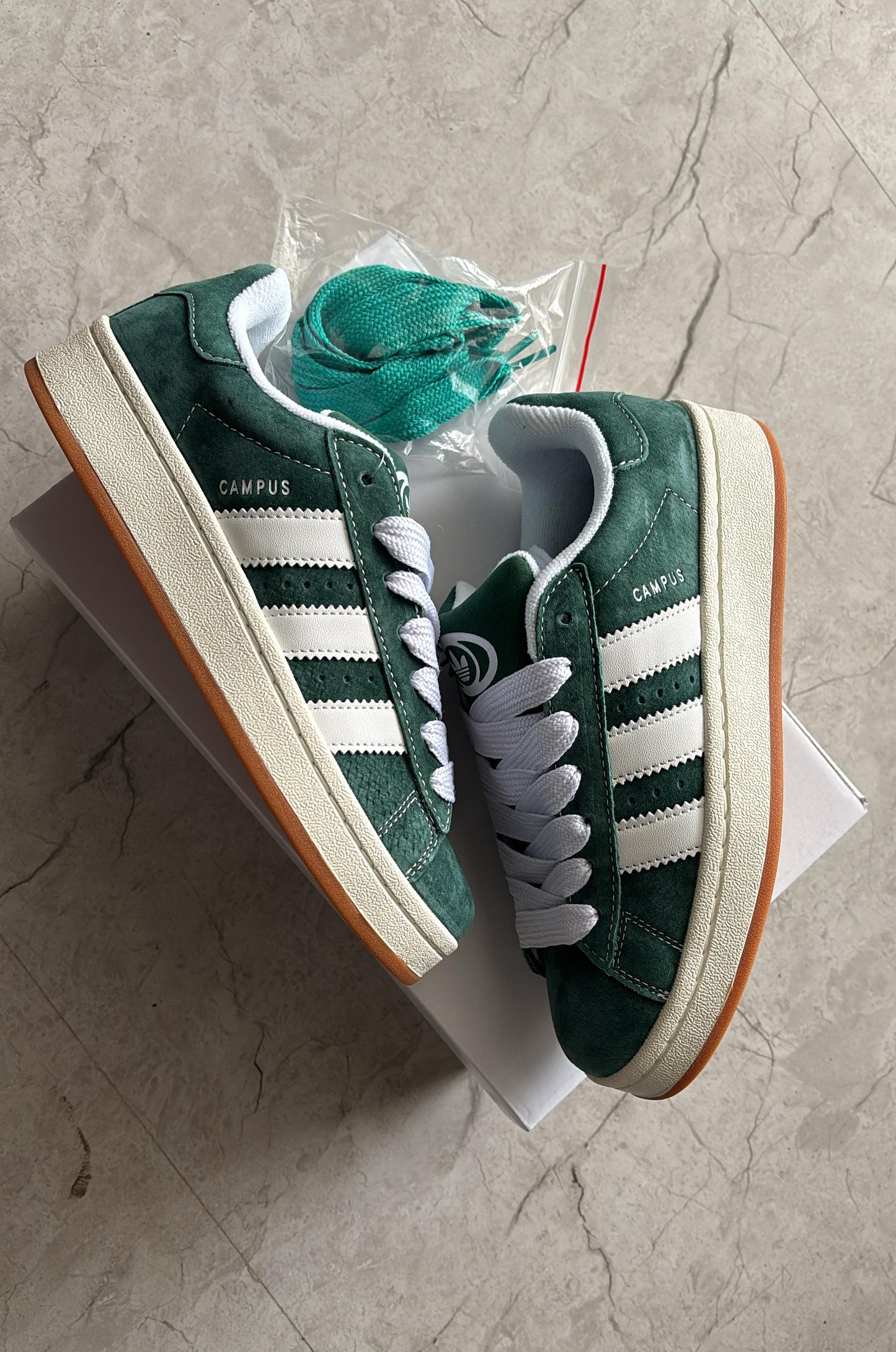 Adidas originals campus dark green