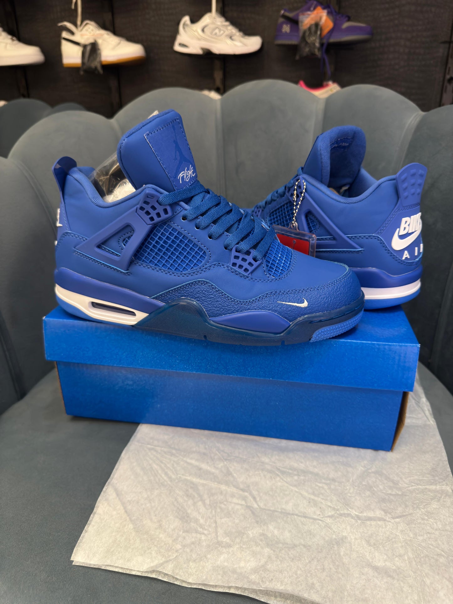 Nike air jordan retro 4 Nigel Sylvester brick by brick bike