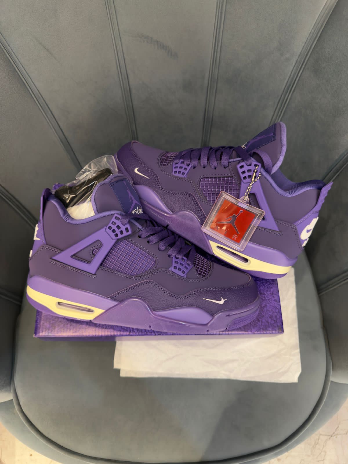 Nike air jordans retro 4 nigel sylvester purple