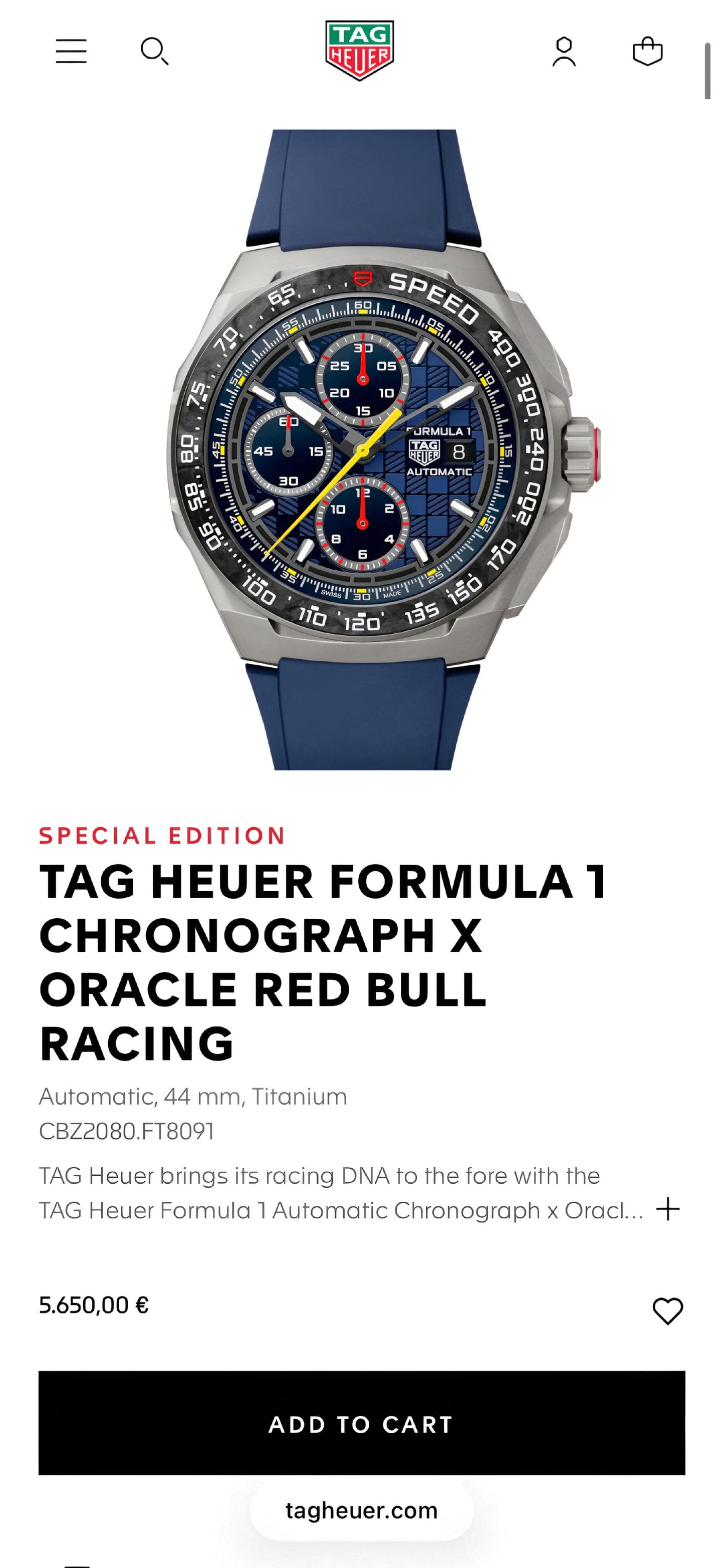Tag heuer formula 1