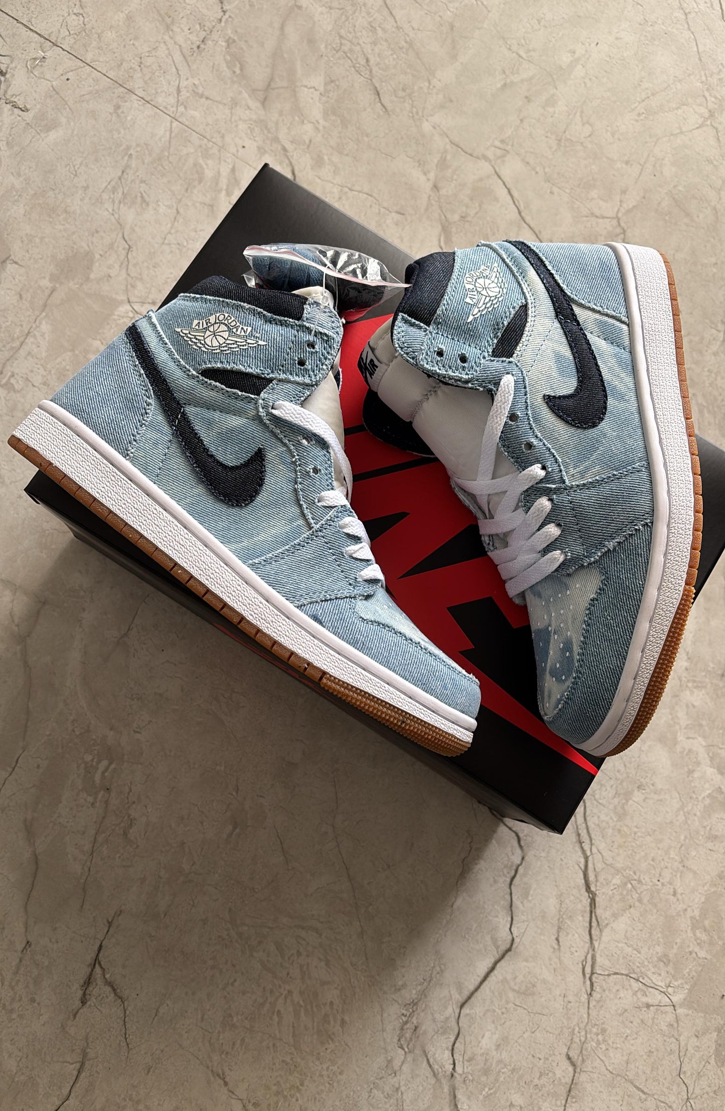 Nike air jordan 1 retro high og denim summit