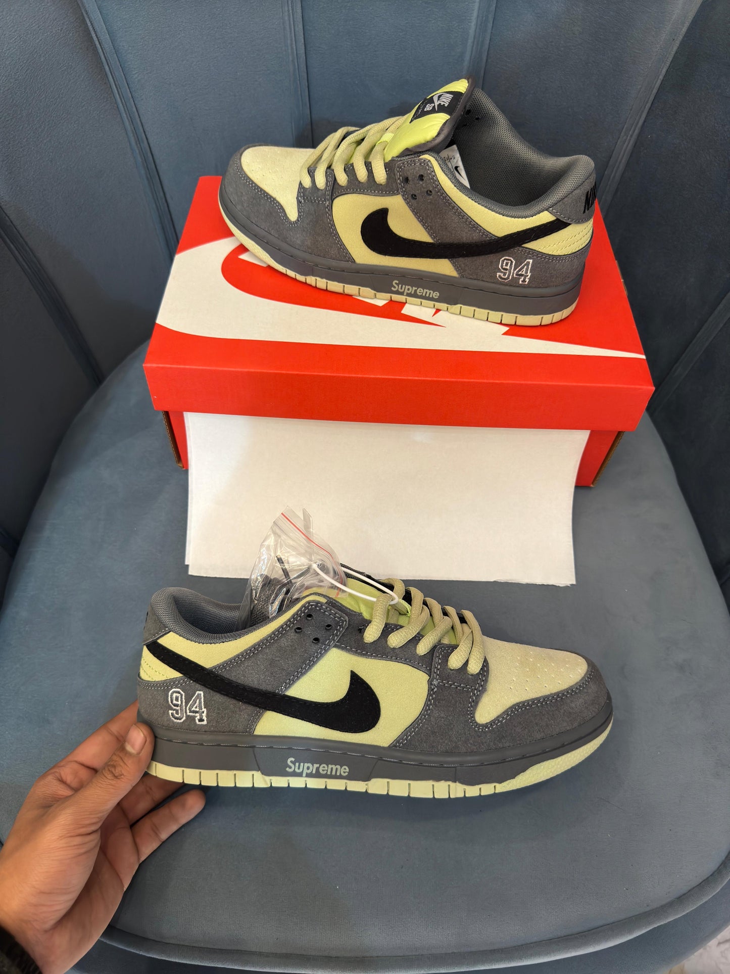 Nike sb dunk supreme 94 camper green