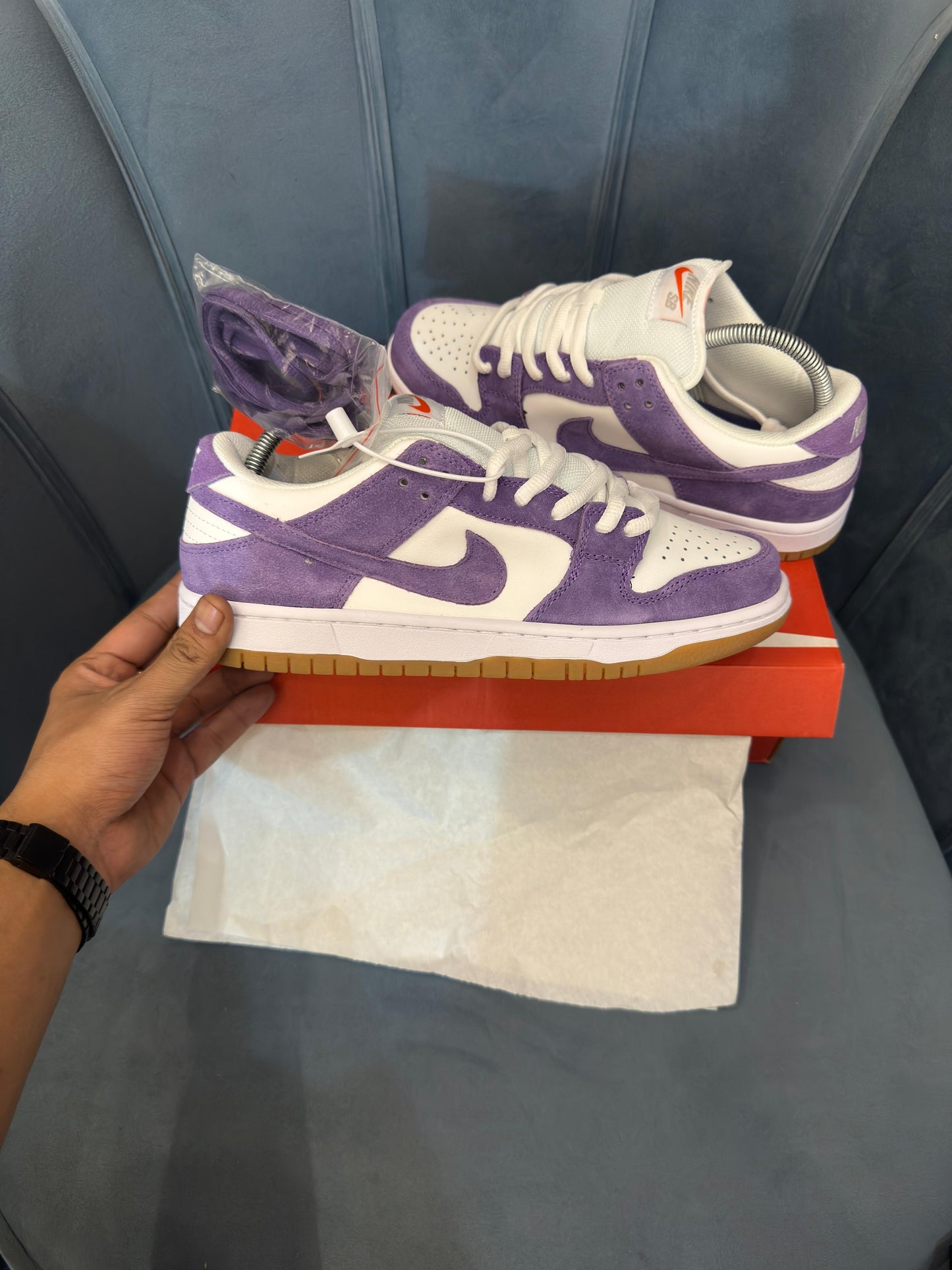 Nike sb dunk low court purple
