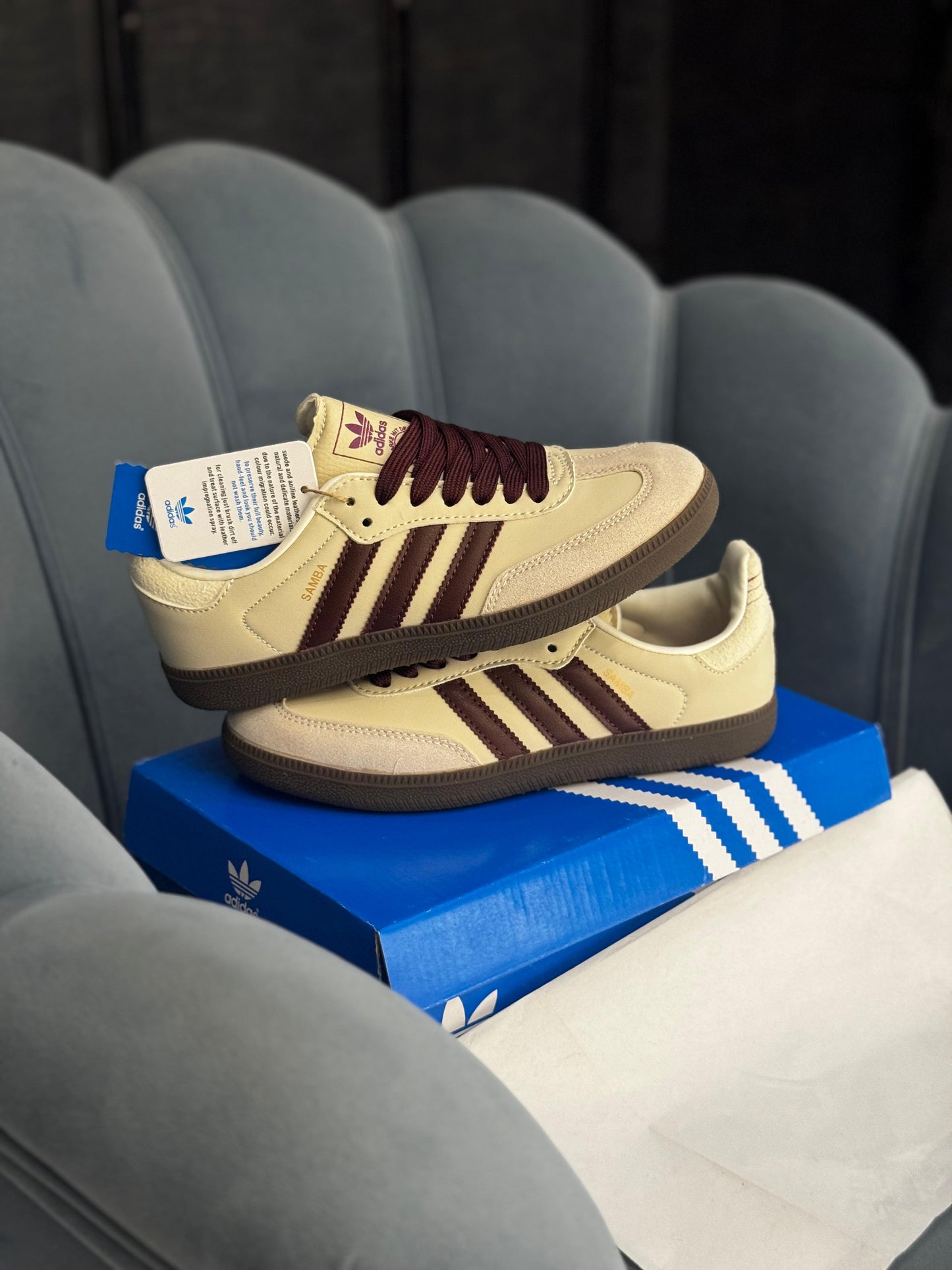 Adidas originals samba white maroon