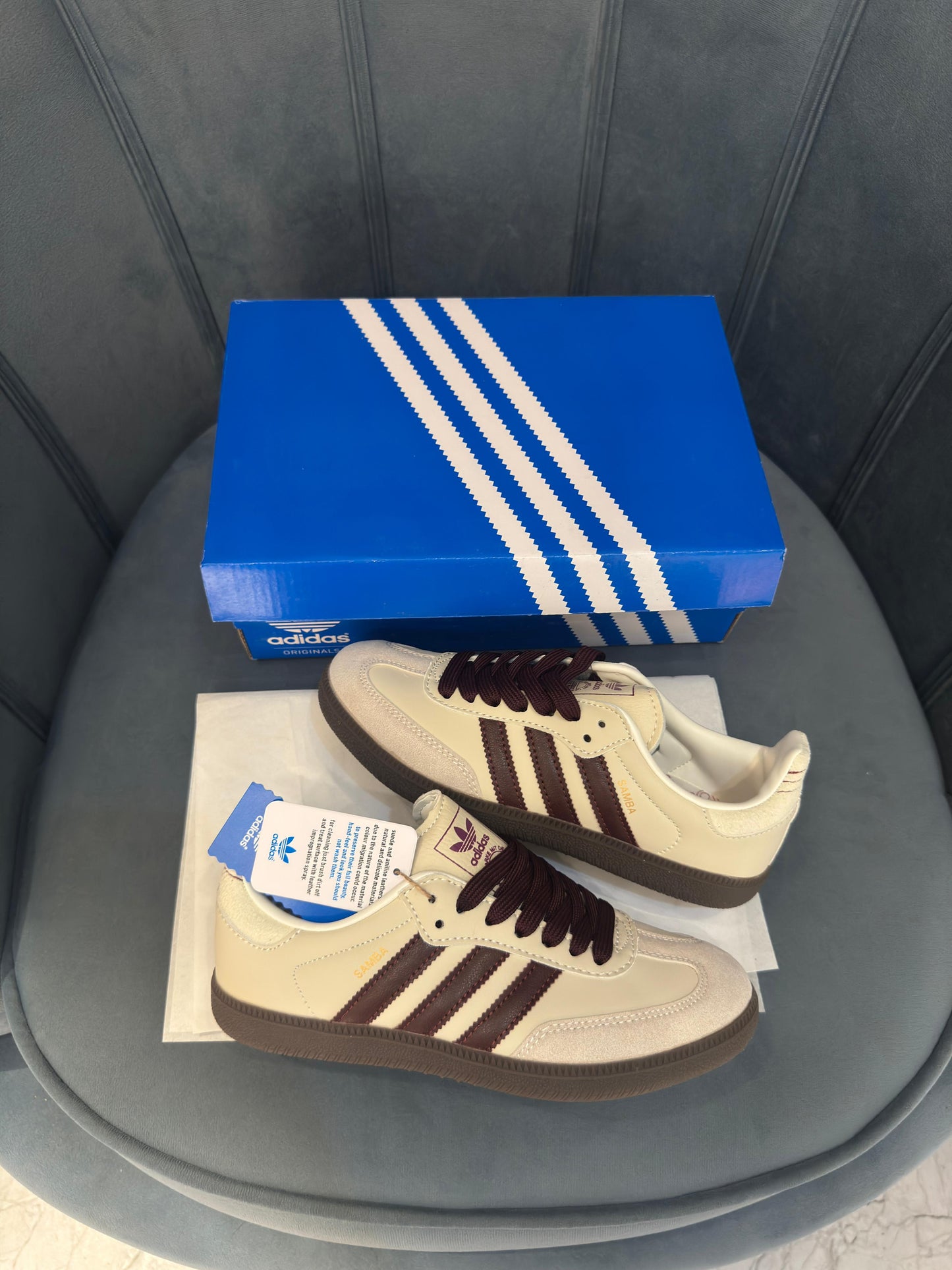 Adidas originals samba white maroon