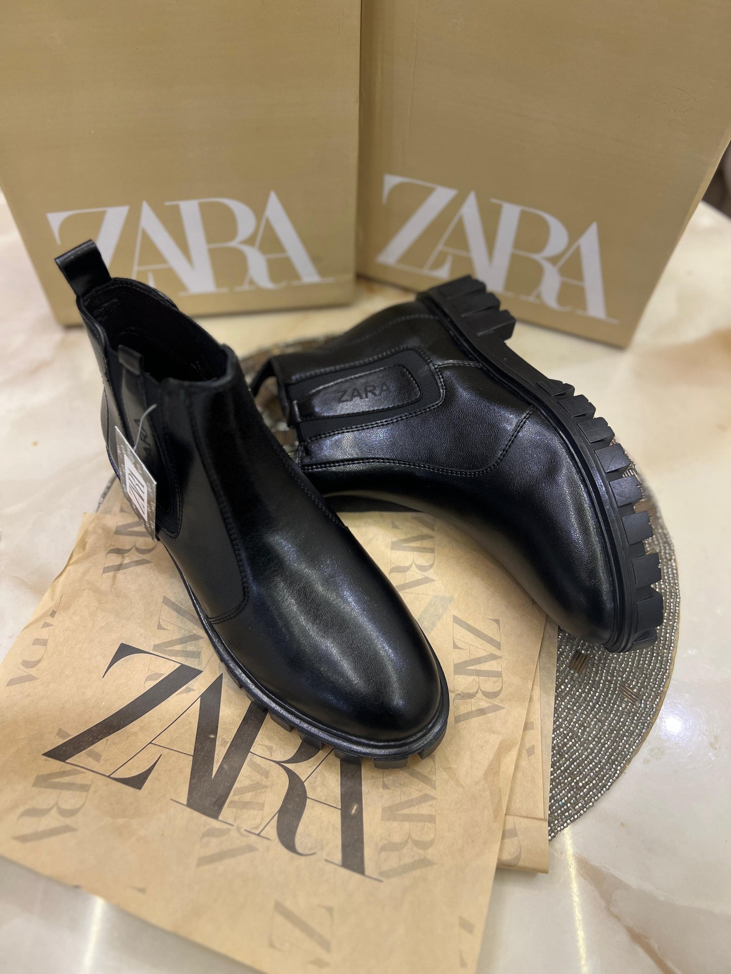 Zara chelsea boots