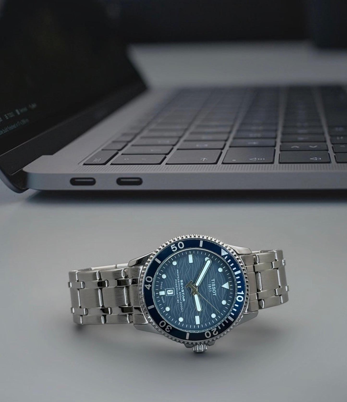 Tissot seastar blue dial