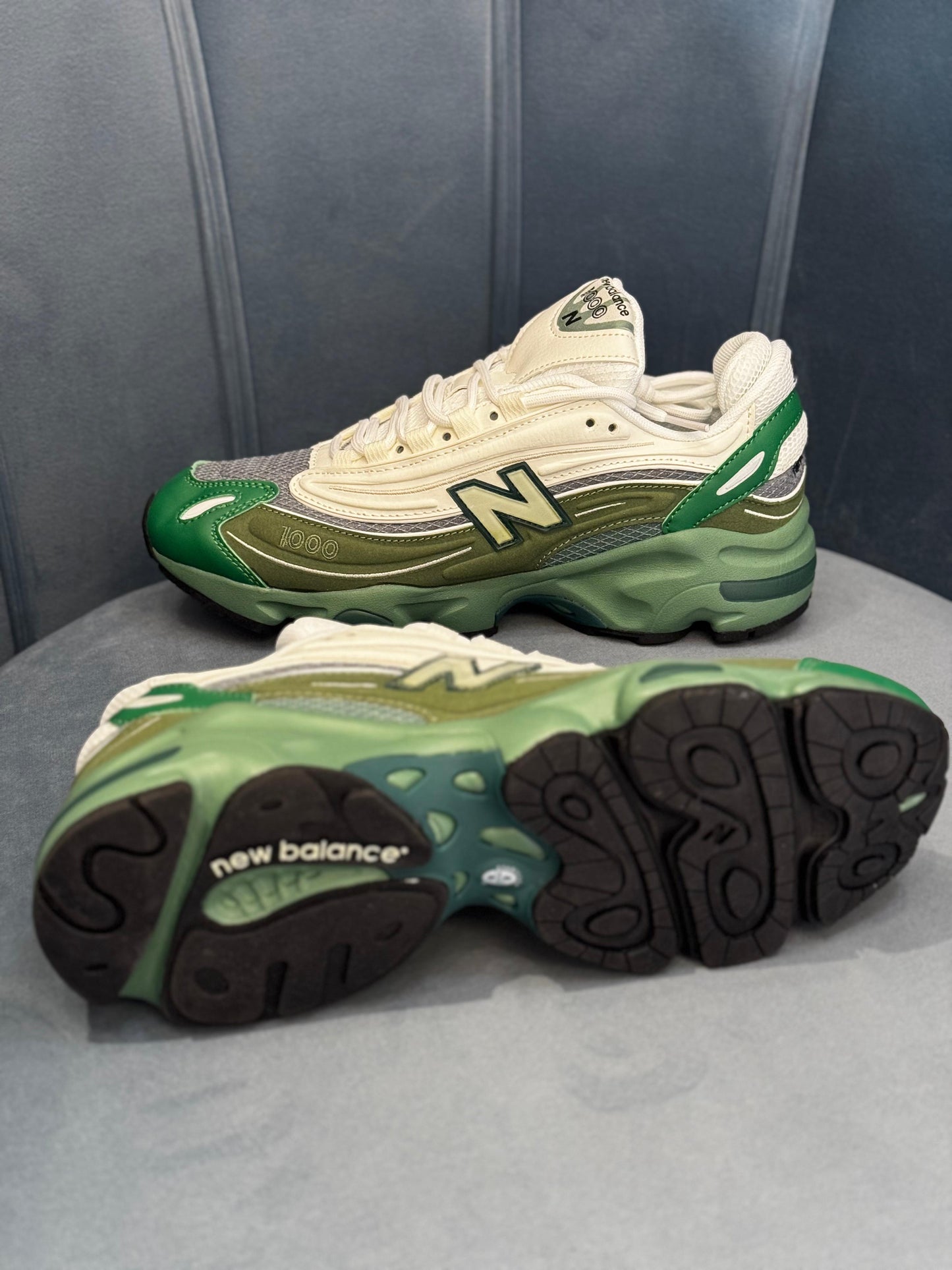 New balance 1000 green/white