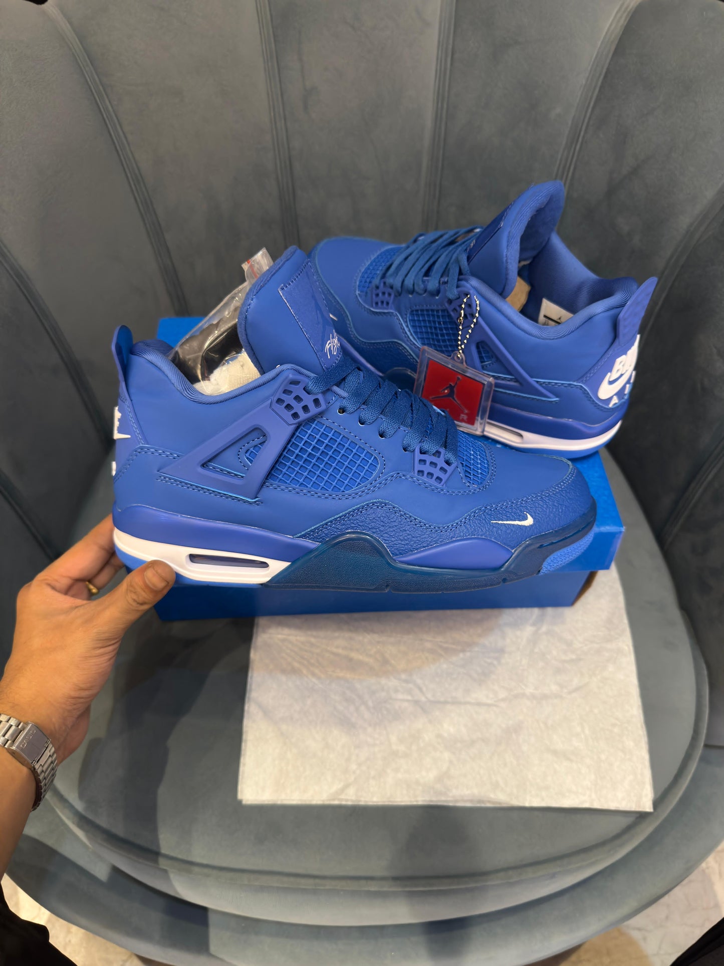 Nike air jordan retro 4 Nigel Sylvester brick by brick bike