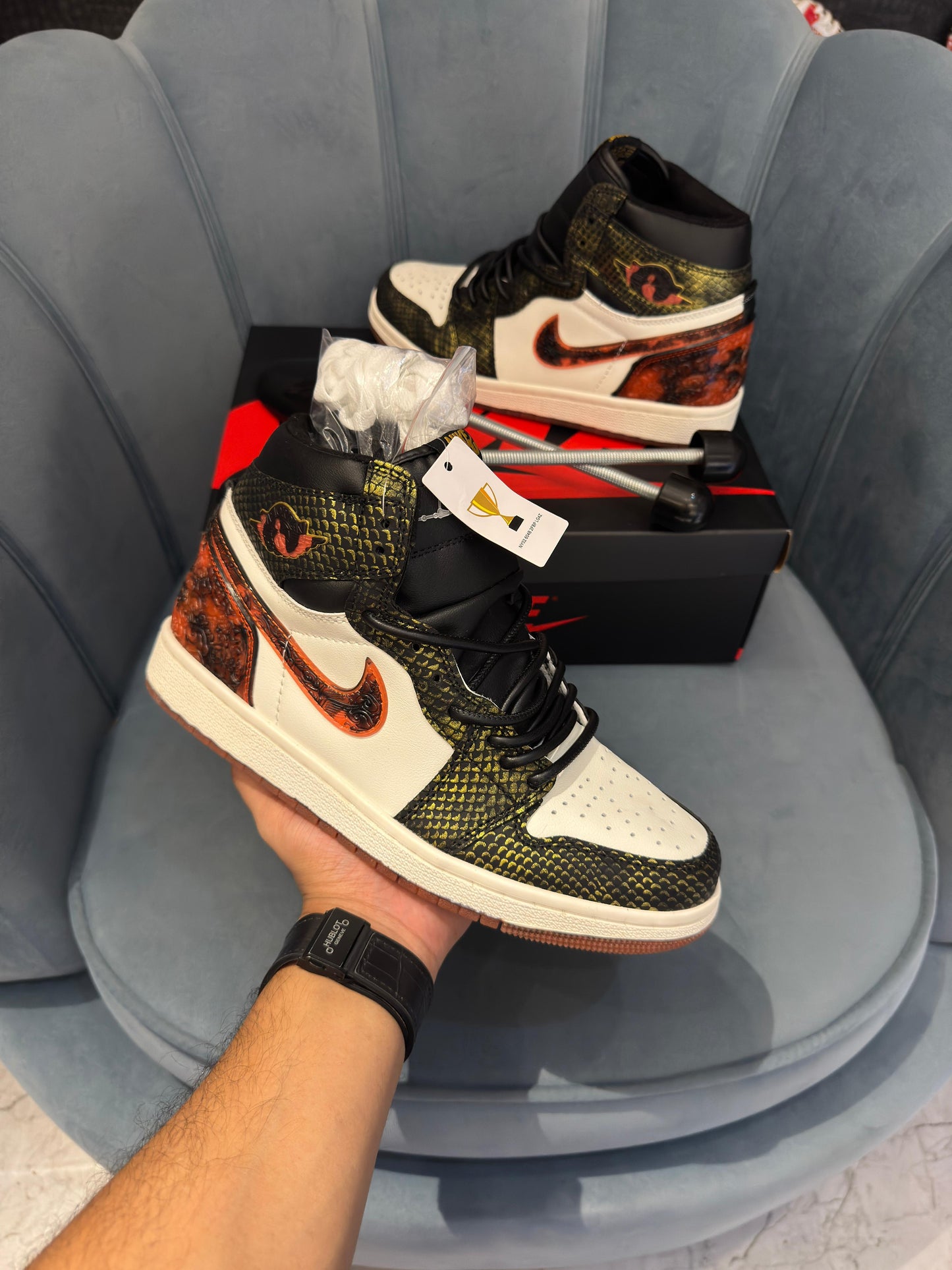 Nike air jordan retro 1s high year of the snake