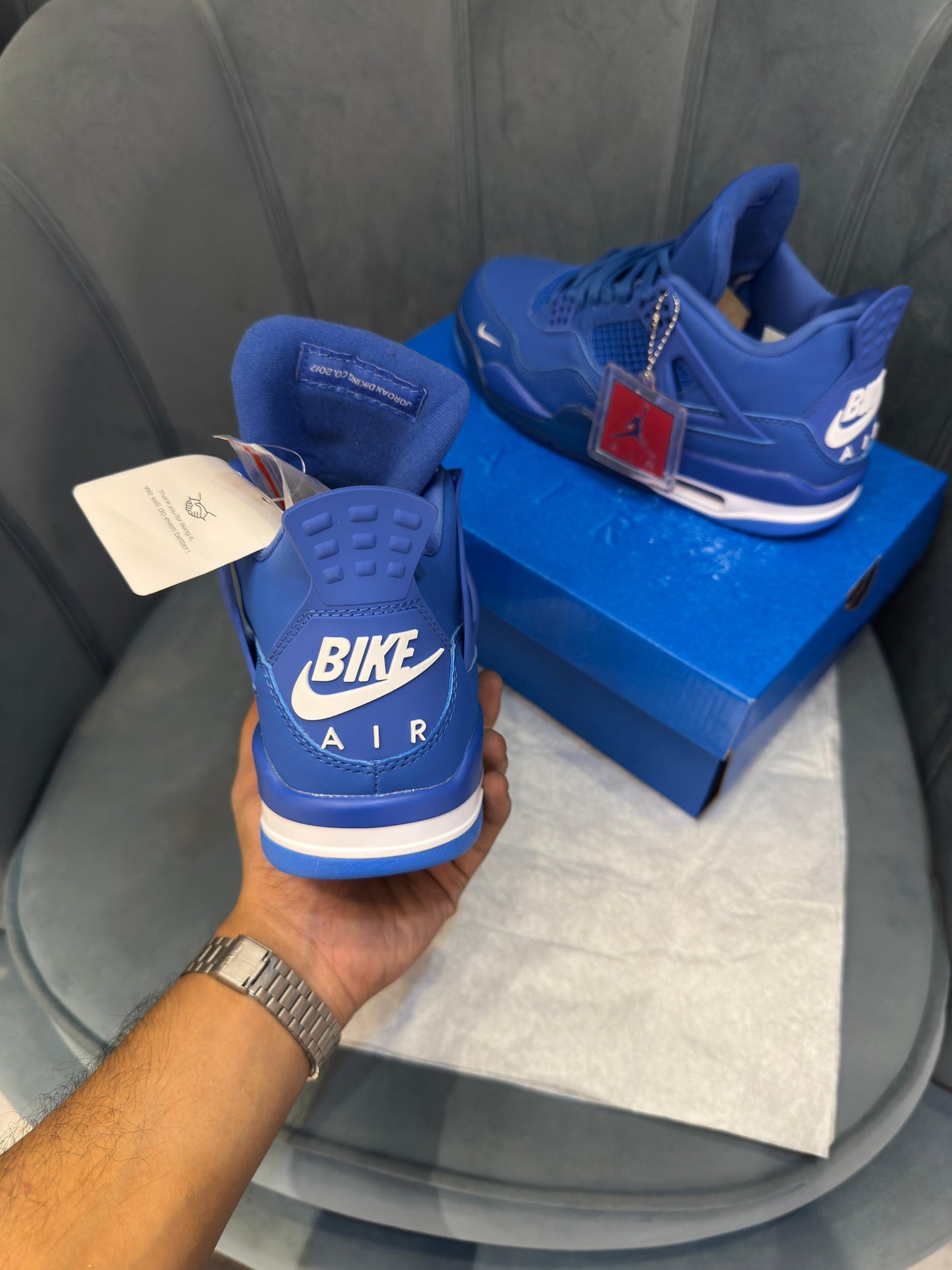 Nike air jordan retro 4 Nigel Sylvester brick by brick bike