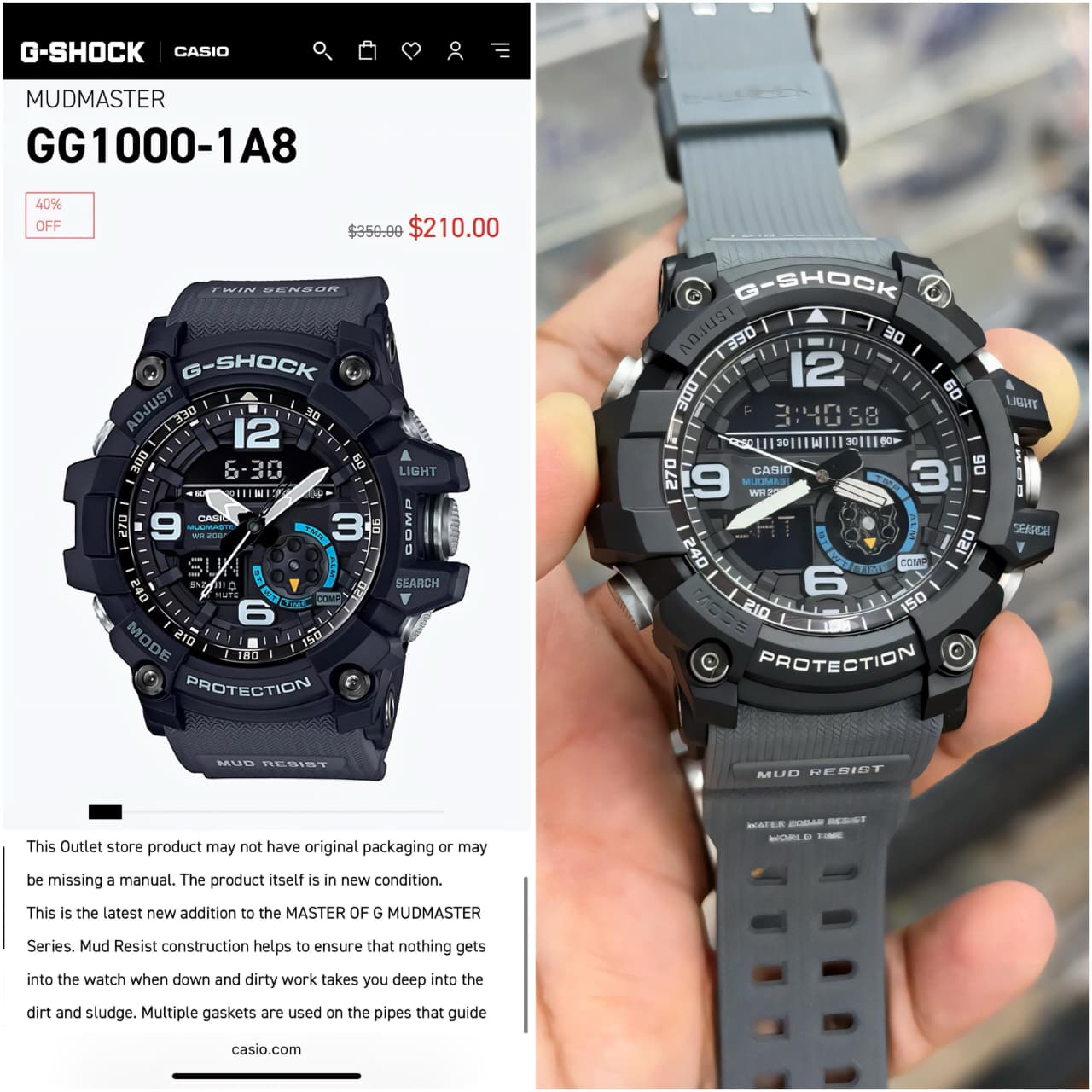 Casio gshock mudmaster