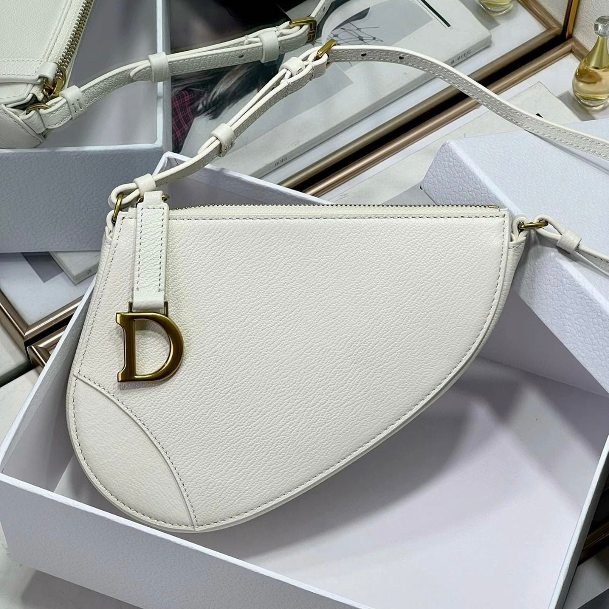 Christian Dior CD Saddle Rodeo Bag