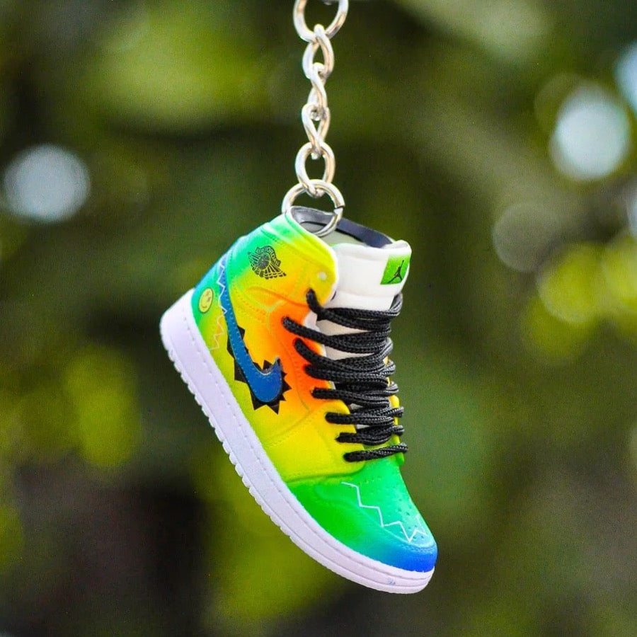 3D Sneaker Keychain AJ1 J Balvin