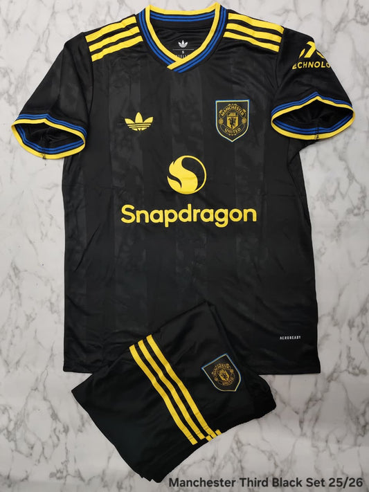 Manchester Third Black Set 25/26