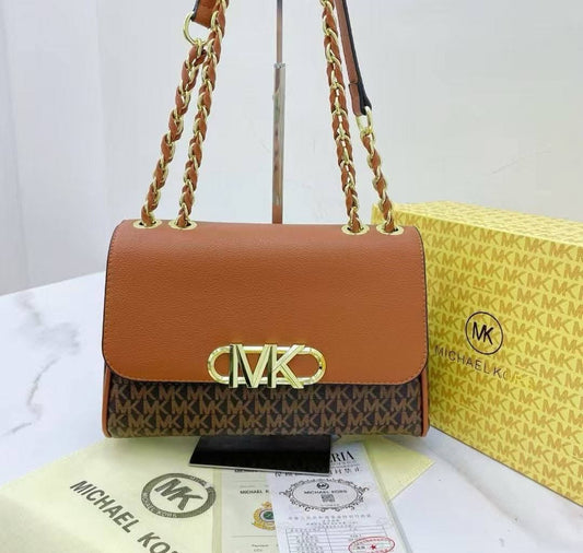 Michael Kors Parker Large Leather Shoulder Bag