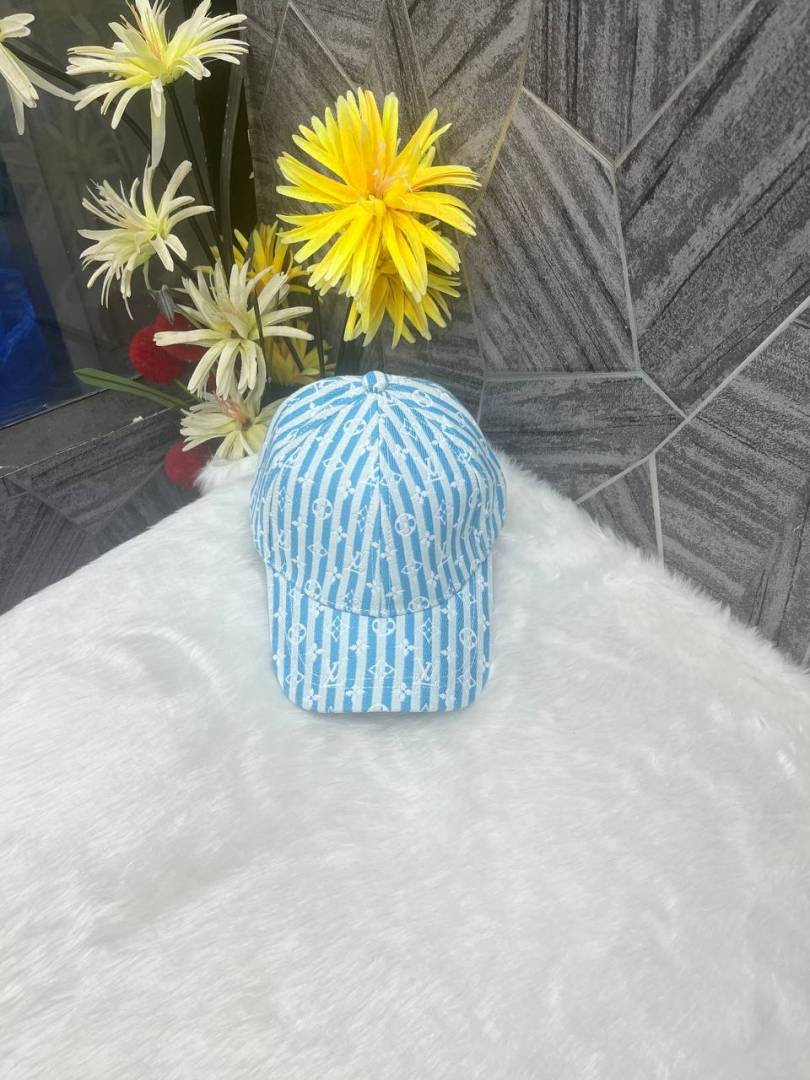 Louis_Vuitton_Blue_All_Over_Monogram_Premium_Unisex_Cap_With_Safety_Box