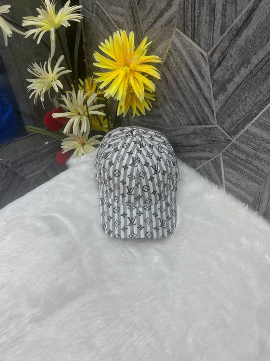 Louis_Vuitton_Grey_All_Over_Monogram_Premium_Unisex_Cap_With_Safety_Box